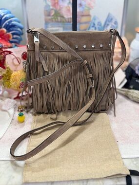 Michael Kors Billy Fringe Suede Bag